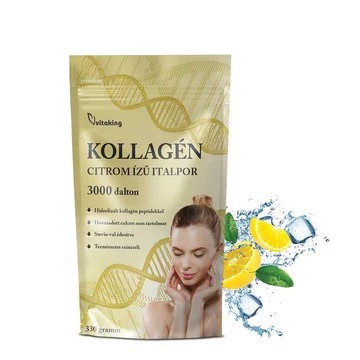 Vitaking Hidrolizált Marhakollagén 330g (Citrom Íz)