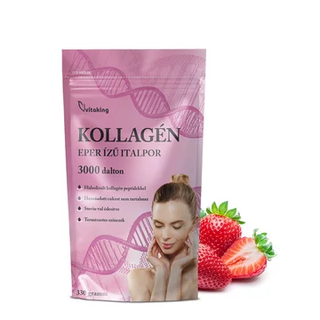 Vitaking Hidrolizált Marhakollagén 330g (Eper Íz)