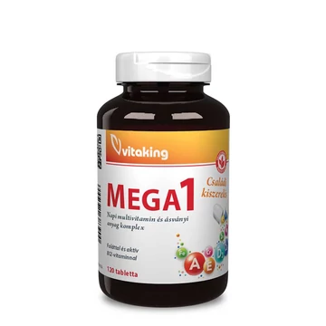 Mega1 Multivitamin Családi Kiszerelésben 120 tabletta