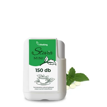 Vitaking Stevia Tabletta 150db (Mellékízmentes)