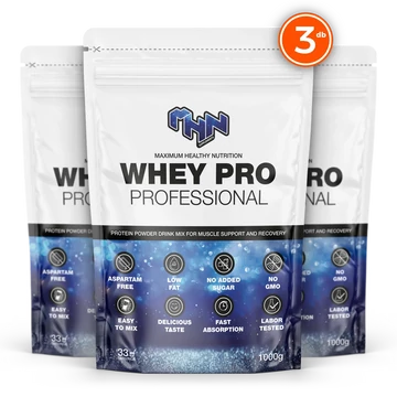MHN Supplements Whey Pro Professional 3-as csomag