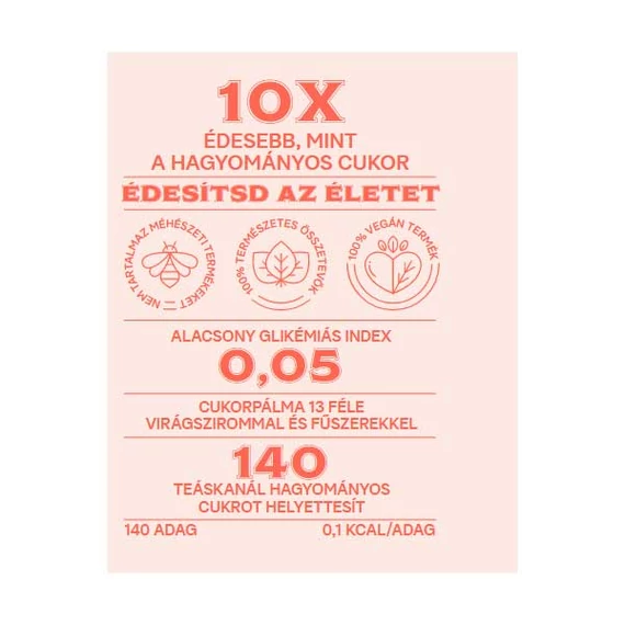 Vitaking Fittcukor Növényi Édesítő 70g