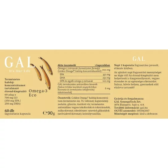 GAL Omega-3 Eco 60 kapszula