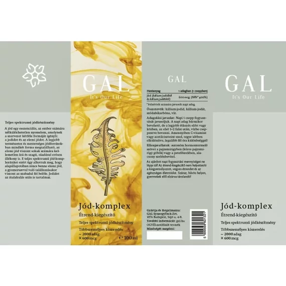 GAL Jód-komplex /Családi kiszerelés/ 100ml