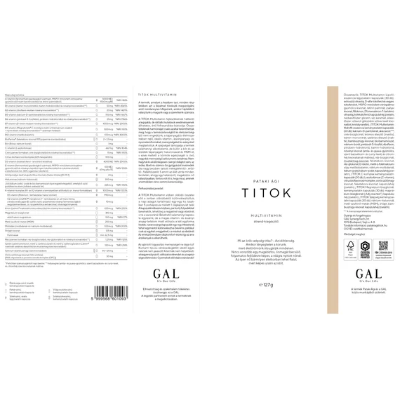 TITOK Multivitamin 30 adag