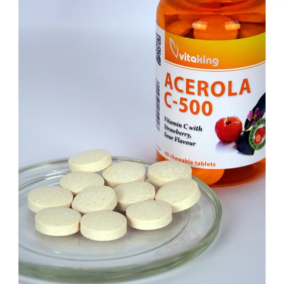 Acerola C-500 40 rágótabletta (eper)