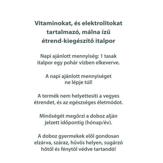 VitaDrink Elektrolit Italpor Vitaminokkal (10 tasak)