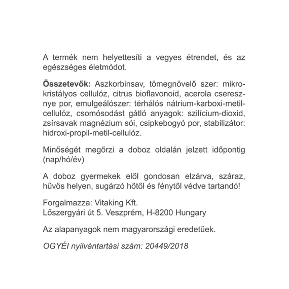 C-Vitamin 1000mg Biof. (200 tabletta)