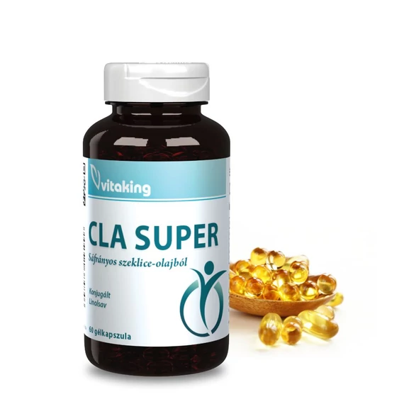 Vitaking CLA Super (Sáfrányos Szeklice Olajból) (60 gélkapszula)