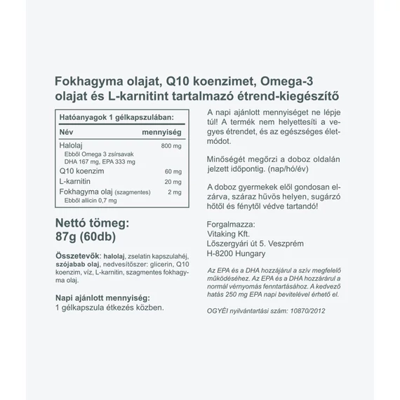 Cardiolic Formula 60 gélkapszula