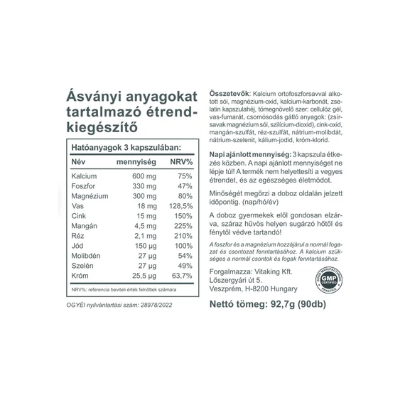 Easy Mineral Ásványi Anyag Kapszula (90 kapszula)
