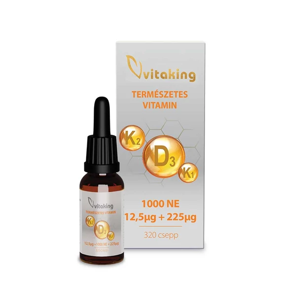 D3+K2+K1 Vitamin Csepp 10ml 320 csepp
