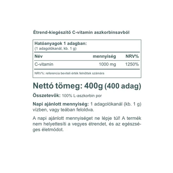 Vitaking L-Aszkorbinsav Por (400g)