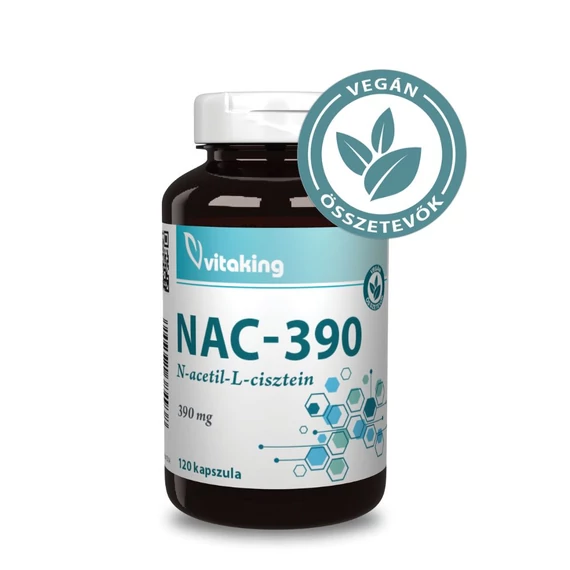 NAC-390 (N-Acetil-L-Cisztein) 390mg (120 kapszula)