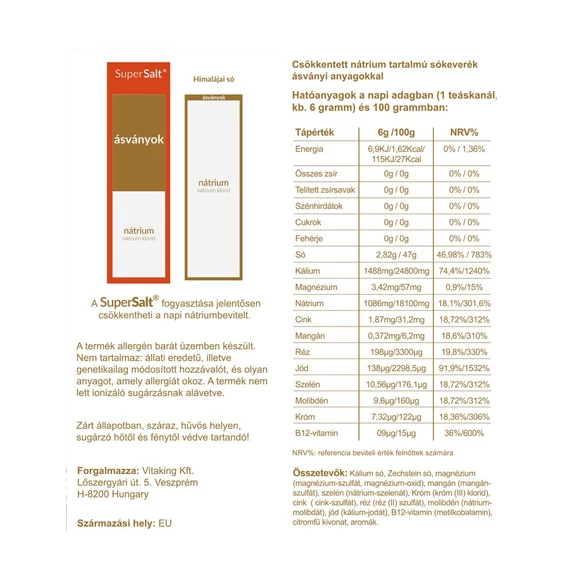 SuperSalt® Ásványi Só 200g