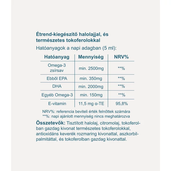 Omega-3 Olaj (Tg) 150ml
