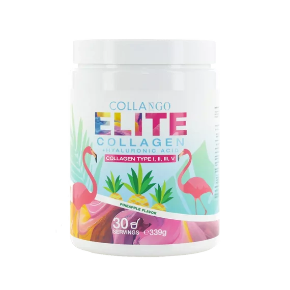 Collango ELITE COLLAGEN + HYALURONIC ACID (Collagen Type I, II, III, V) 339g