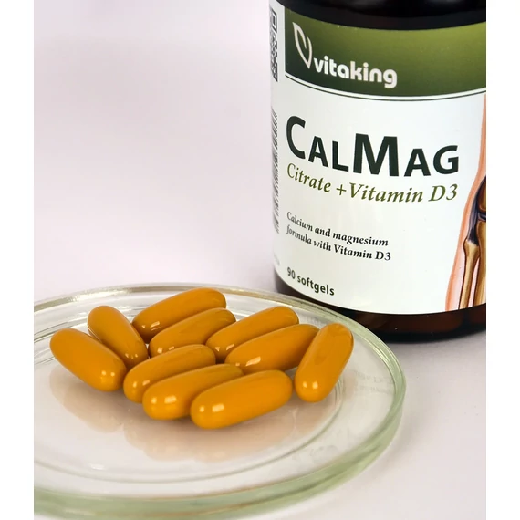 CalMag Citrát + D3-Vitamin (90 kapszula)