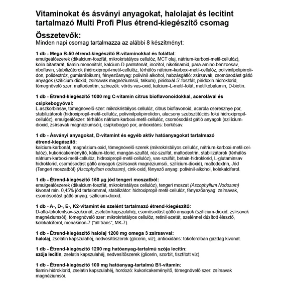 Vitaking Multi Profi Plus Vitamincsomag 30 csomag